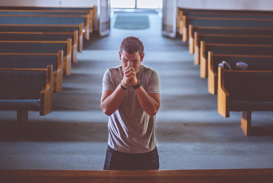 A Man Praying